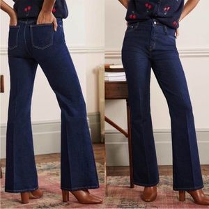 Boden Mid Rise Flare Bootcut Pants Jeans Dark Wash Women’s Size 2P